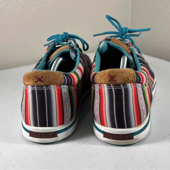 Twisted X Hooey Loper Womens Shoes Size 9 Lace Up Southwestern Print Casual - Picture 3 of 11